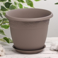 Горшок для цветов с поддоном &laquo;Рябина&raquo;, 5 л, МИКС