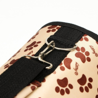 Сумка - переноска для животных "Лапки Happy", бежевая, размер L, 53 х 21 х 29 см Сумка - переноска для животных "Лапки Happy", бежевая, размер L, 53 х 21 х 29 см