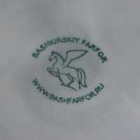 Чашка бульонная фарфоровая &laquo;Акварель&raquo;, 380 мл, цвет светло-серый