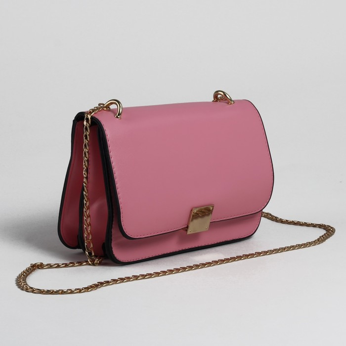 Цепочка для сумки, плоская, алюминиевая, 7 &times; 9,8 мм, 10 &plusmn; 0,5 м, цвет золотой