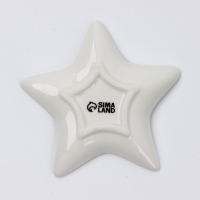 Новый год. Подставка под чайный пакетик "Ёжик", 8,7 х 8,7 см Новый год. Подставка под чайный пакетик "Ёжик", 8,7 х 8,7 см