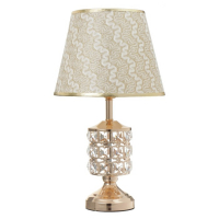 Настольная лампа с подсветкой 16680/1 E27 40Вт золото RISALUX