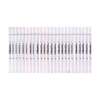 Набор маркеров 18 цветов двусторонние, в пластик тубусе МИКС