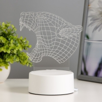 Светильник "Львица" LED RGB от сети 13,7х9,5х12,8 см RISALUX