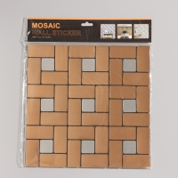 Панель самоклеящаяся 30*30см мягкая геометрия, бронза Панель самоклеящаяся 30*30см мягкая геометрия, бронза