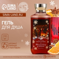 Гель для душа &laquo;Тёплый вечер у камина&raquo;, 295 мл, аромат пряного глинтвейна, Новый Год