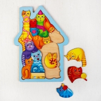 Головоломка &laquo;Коты&raquo;, размер 28 &times; 20см, головоломка логическая