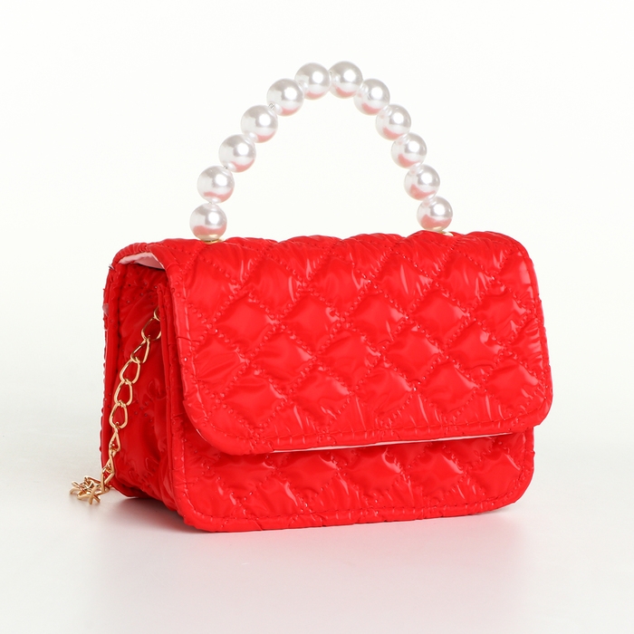 Сумка детская для девочки на молнии «Выбражулька», цвет красный Сумка детская для девочки на молнии «Выбражулька», цвет красный