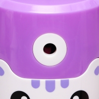 Точилка механическая с контейнером, Котик фиолетовый