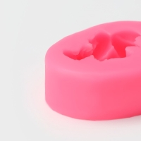 Молд &laquo;Малыш&raquo;, силикон, 7&times;5&times;2,7 см, цвет розовый