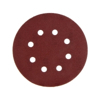 Круг абразивный шлифовальный под "липучку" ТУНДРА, перфорированный, 150 мм, Р180, 5 шт. Круг абразивный шлифовальный под "липучку" ТУНДРА, перфорированный, 150 мм, Р180, 5 шт.
