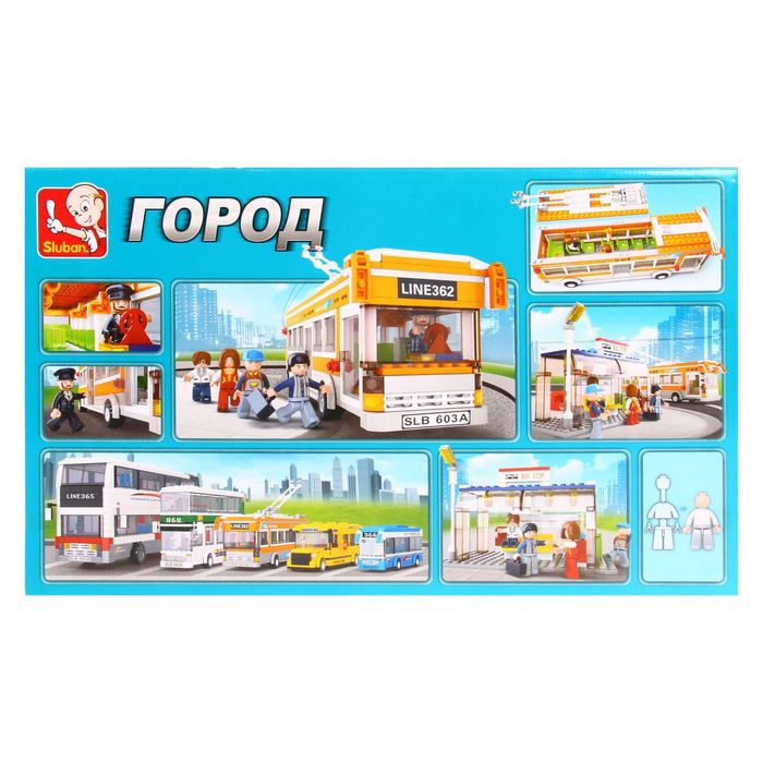 Конструктор &laquo;Троллейбус&raquo;, 465 деталей