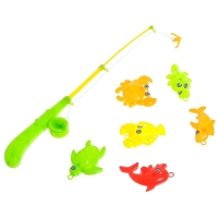 Рыбалка &laquo;Ловись рыбка&raquo;: удочка, 6 рыбок, МИКС