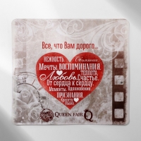 Кулон на шнурке &laquo;Для фото&raquo; сердце с розой, цвет чернёное серебро на чёрном шнурке, 45 см