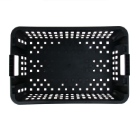 Ящик универсальный, пластиковый, 60 × 40 × 20 см, на 30 кг, чёрный Ящик универсальный, пластиковый, 60 × 40 × 20 см, на 30 кг, чёрный