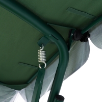 Качели садовые "Мадрид", 209 х 127 х 166 см, макс. нагрузка 220 кг, цвет зеленый Качели садовые "Мадрид", 209 х 127 х 166 см, макс. нагрузка 220 кг, цвет зеленый