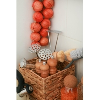 Корзинка для подачи Доляна &laquo;Камыш&raquo;, 20&times;20&times;14 см, из соломы