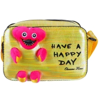 Сумка детская на молнии, 6х11х13 см, регулируемый ремень, жёлтый МИКС Сумка детская на молнии, 6х11х13 см, регулируемый ремень, жёлтый МИКС