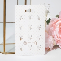 Брошь &laquo;Улиточка&raquo; с жемчужиной, цвет белый в золоте (неделимая фасовка 12 шт., цена за шт.)