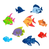 Рыбалка &laquo;Морские приключения&raquo;, 9 рыбок, 2 удочки