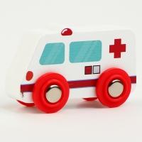 Детская &laquo;Скорая помощь&raquo; совместима с набором Ж/Д &laquo;Транспорт&raquo; 7 &times; 3 &times; 4,5 см