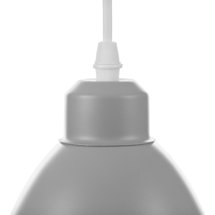 Светильник BayerLux Подвес Светильник BayerLux Подвес "Овал" 1x40Вт E27 серый 14х14х18-98 см