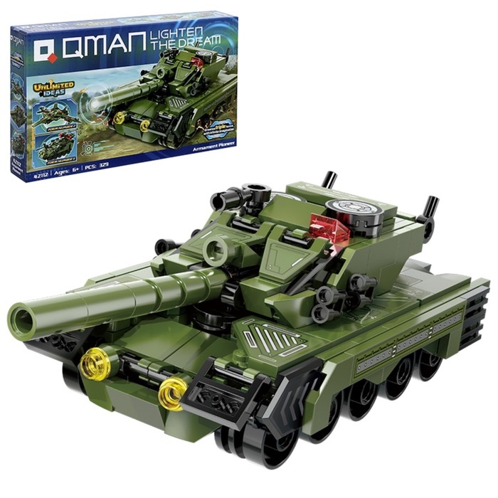 Конструктор Безграничные Идеи &laquo;Военная техника&raquo;, 3 в 1, 329 деталей