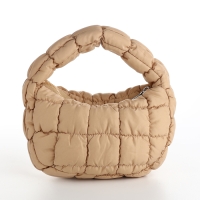 Сумка молодёжная на молнии, цвет бежевый Сумка молодёжная на молнии, цвет бежевый