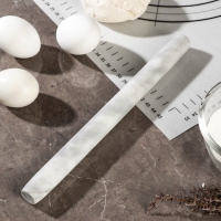 Скалка из мрамора Magistro, 25&times;2,2&times;2,2 см, цвет белый