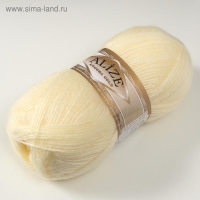 Пряжа "Angora Gold" 20% шерсть, 80% акрил  550м/100гр (01 молочный)