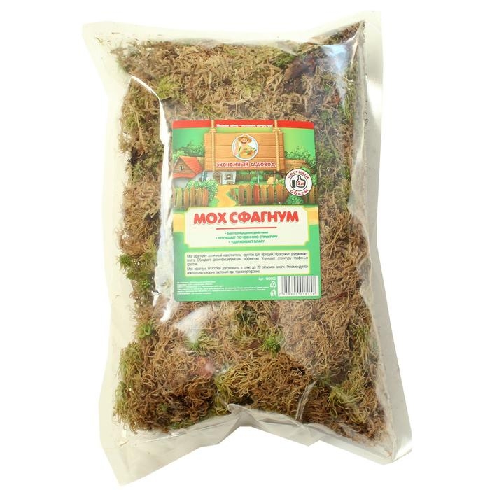 Мох сфагнум Мох сфагнум "Экономный садовод", 2 л