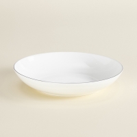 Тарелки глубокие SL Home &laquo;Каскарон&raquo;, 700 мл, d=20 см, набор 2 шт, костяной фарфор, белые