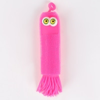 Мяч детский резиновый ёжка световой &laquo;Светись&raquo;, цвета МИКС , в шоубоксе