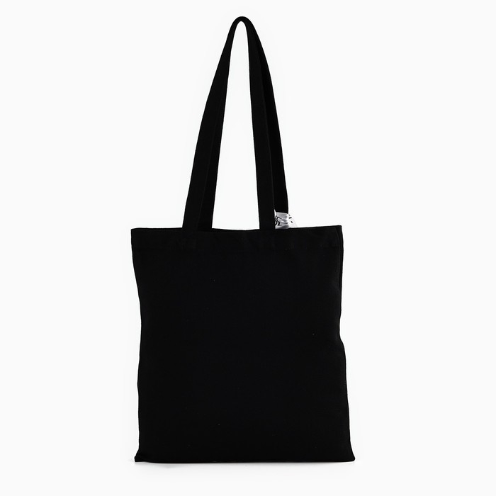 Шопер с лентой VAHUE, 35х0,5х40 см, цвет чёрный Шопер с лентой VAHUE, 35х0,5х40 см, цвет чёрный