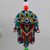 Подвеска от сглаза "Яркая рука Фатимы" 21,5х6х0,5 см Подвеска от сглаза "Яркая рука Фатимы" 21,5х6х0,5 см