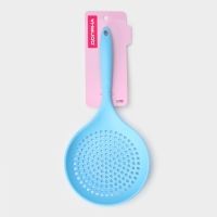 Шумовка Доляна &laquo;Фиш&raquo;, 36&times;17&times;2,5 см, цвет голубой