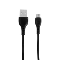 Кабель Borofone BX51, microUSB - USB, 2.4 А, 1 м, PVC оплётка, чёрный Кабель Borofone BX51, microUSB - USB, 2.4 А, 1 м, PVC оплётка, чёрный