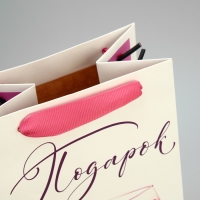 Пакет подарочный под бутылку, упаковка, «Бокал», 36 х 13 х 10 см Пакет подарочный под бутылку, упаковка, «Бокал», 36 х 13 х 10 см