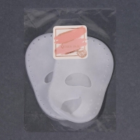 Носочки для педикюра, силиконовые, с перфорацией, с лямкой, 15 &times; 9 см, размер S, цвет белый