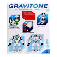 Робот GRAVITONE, свет, звук, стреляет, на батарейках, русская озвучка, цвет МИКС Робот GRAVITONE, свет, звук, стреляет, на батарейках, русская озвучка, цвет МИКС
