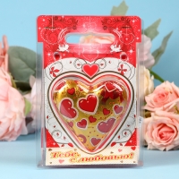 Кондитерское изделие "Сердце" в подарочной сумочке, 60 г Кондитерское изделие "Сердце" в подарочной сумочке, 60 г