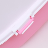 Туалет закрытый с откидным верхом, с совком и угольным фильтром 52 х 38 х 40 см, розовый Туалет закрытый с откидным верхом, с совком и угольным фильтром 52 х 38 х 40 см, розовый