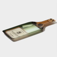 Блюдо стеклянное сервировочное Доляна &laquo;Игристое&raquo;, 34,5&times;11,5&times;1,5 см