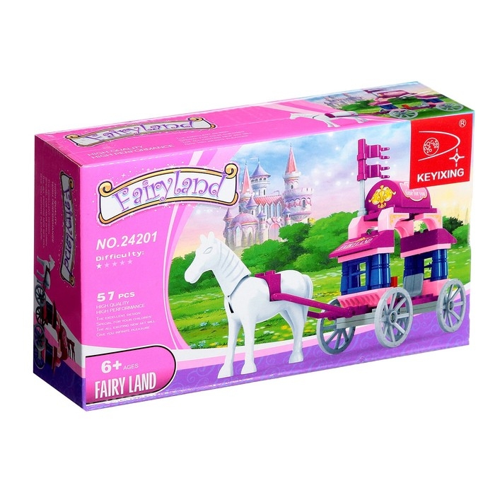 Конструктор &laquo;Карета&raquo;, 57 деталей