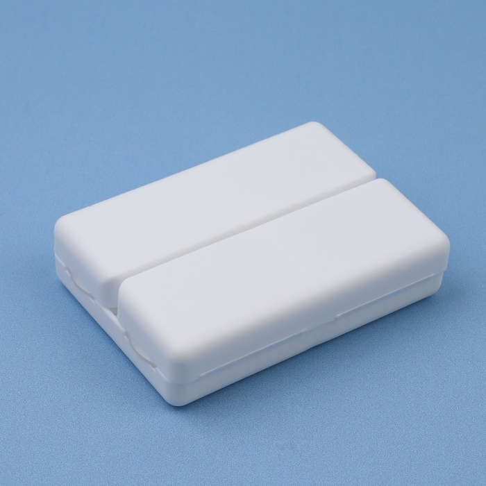 Таблетница - органайзер, 10 &times; 7 &times; 2,5 см, 7 секций, цвет белый