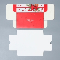 Коробочка для макарун &laquo;Уютных моментов&raquo; 18 х 10 х 5,5 см, Новый год