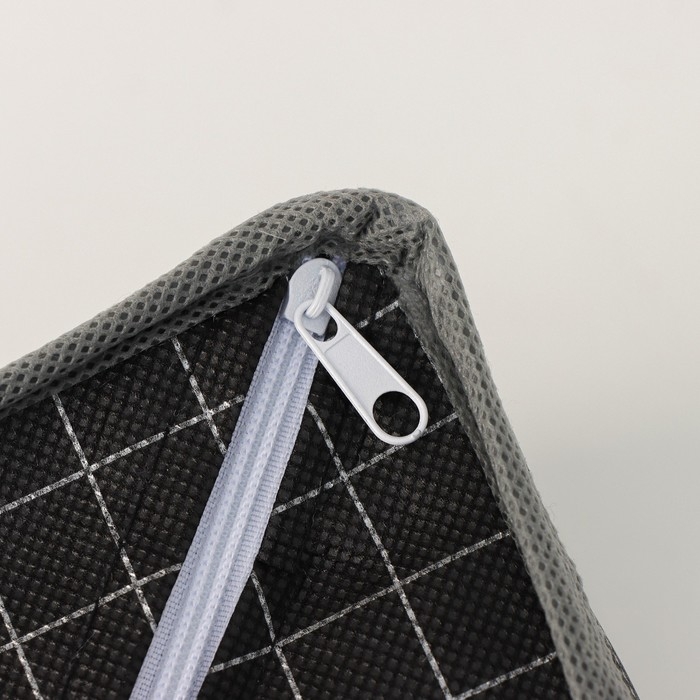 Органайзер для хранения белья Доляна &laquo;Кло&raquo;, 16 ячеек, 32&times;32&times;12 см, цвет чёрный