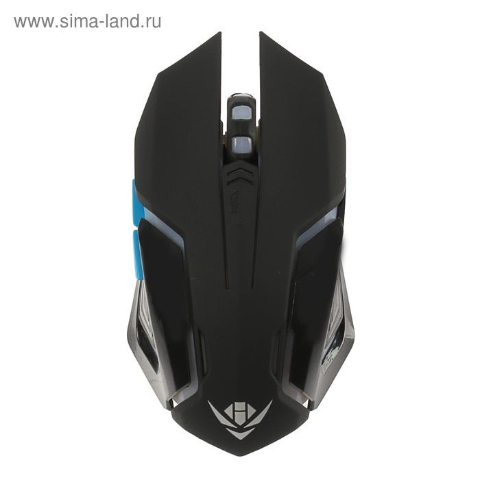 Мышь Nakatomi MROG-20UR Gaming, игровая, беспроводная, аккумуляторная, USB, чёрная