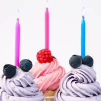 Набор свечей в торт 6 штук, с цветным пламенем, My Little Pony