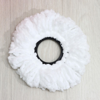 Швабра с отжимом и ведром на колёсиках с пластиковой центрифугой Доляна, 14 л, швабра, запасная насадка из микрофибры, МИКС